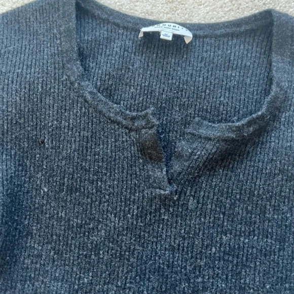 Aritzia Community Dark Grey Dress Size Medium GUC - Picture 3 of 5